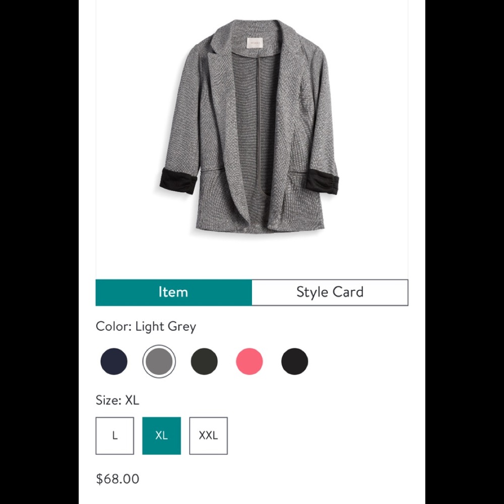 Stitch Fix Skies Are Blue Blazer, NWT